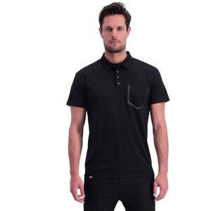 Mons Royale Harvey Polo Shirt Black Size L